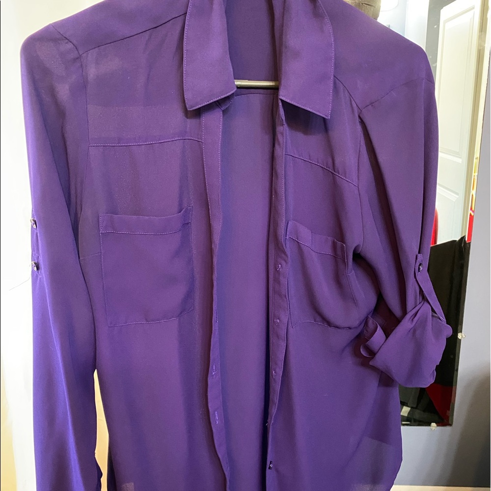 Express purple portofino shirt
